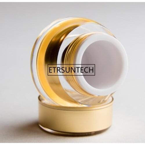 7ml Empty Cosmetic Jar Pots Face Cream Lip Balm Eyeshadow Makeup Container Refillable Bottles F1718