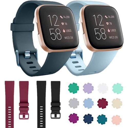 For Fitbit Versa2 / Versa Lite / Versa Watchband Soft Silicone Replacement Band For Fitbit Versa Women Men Watch Bracelet Strap