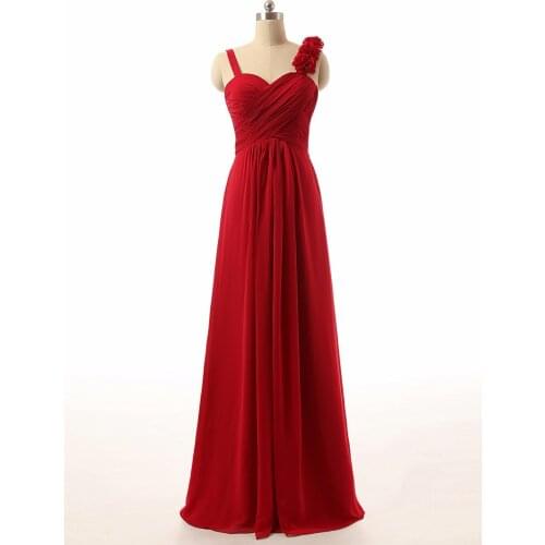 2018 chiffon pink / champagne dress bridesmaid dress hot long dress US 4-6-8-10-12-14-16-14