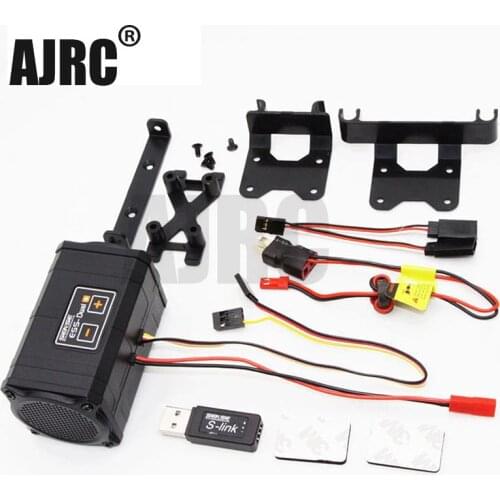 AJRC Ess-dual dual dual horn simulation sound group engine sound with bracket trx-4 trx6 scx10 d90 axial engine sound simulator