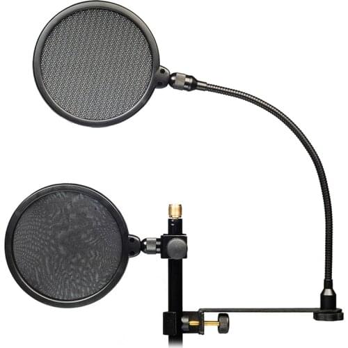 Superlux HM18AG dual net Microphone wind screen POP filter one nylon one metel