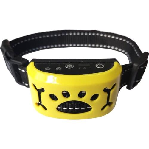 Dog Supplies LED Ultrasound Stoppers Pet Traction Collar Waterproof Charging Dog Collar Personalised Dog Collar Dog Collar