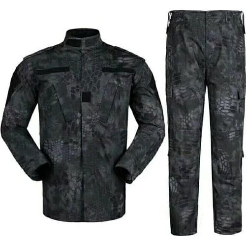 Tactical US Army Camouflage Combat Uniform ACU Multicam Sea Digital Camo Military Clothing Set Airsoft Outdoor Jacket + Pants