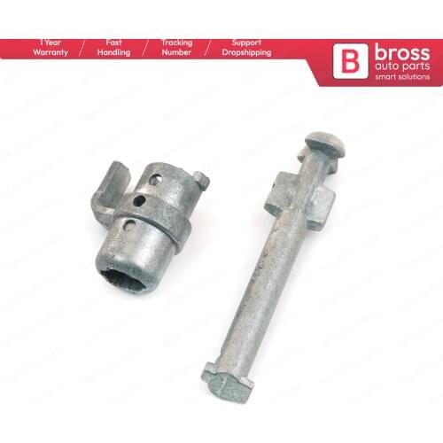 V1BDP507 Door Lock Tumbler Barrel Cylinder 44.8 mm Eccentric Orbital Set Front 2017600977 for Mercedes W201 190 190E 190D