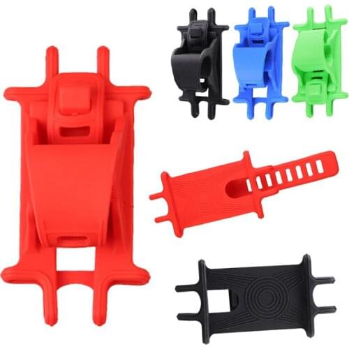 Bicycle Mobile Phone Holder Silicone Universal Motorcycle Bike Handlebar Stand for IPhone GPS Device