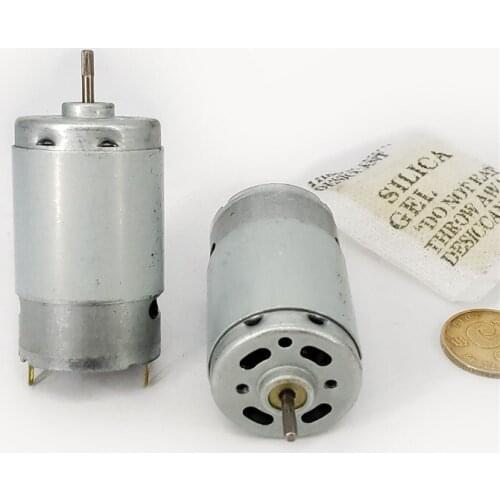 High-speed 390-6216 DC Motor High Torque DC 7.4V 26000RPM/min Motor With Cooling Fan, Knurled Shaft For DIY Ship Car Model Motor