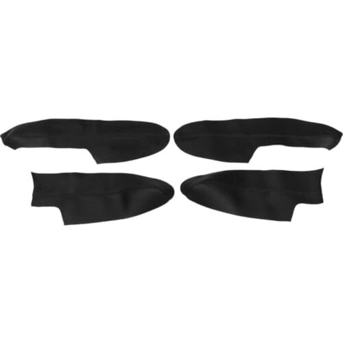 Door Armrest Protection Cover Surface Side Armrest Panel Cover for Nissan Qashqai J11 2016 2017 2018 Black