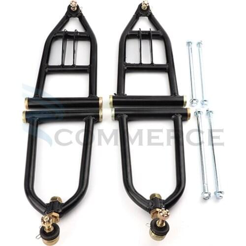 1Set 330mm Front Suspension Swing Arm Upper/Lower A Arm of DIY 50cc 90cc 110cc 125cc ATV 4 Wheels Quad Bike Buggy Go Kart Parts