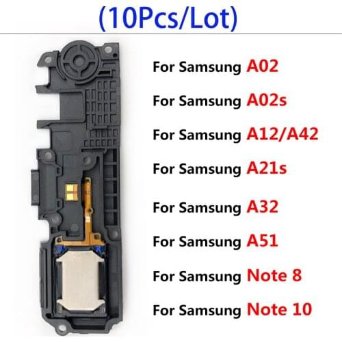 10Pcs LoudSpeaker For Samsung A10 A50 A70 A01 A11 A21 A31 A21S A02 A02S A12 A42 A32 A51 A52 A10S A20S Sound Buzzer Ringer Flex