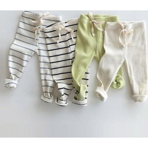 3pcs/lot Baby Boy Girls Pants Knitted PP Pants Winter Autumn Kids Girls Pants Fashion Solid Long Trousers Baby Leggings 0-3Y