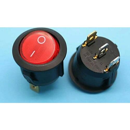 5pcs 20mm Round Rocker Switch KCD1-105N ON/OFF Car/Van/Dash/Boat LED Light