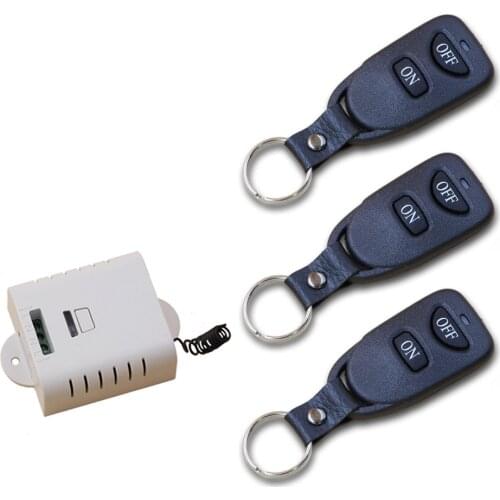 AC85V 110V 220V 250V 1CH Wireless Remote Control System Radio Wireless Lighting Switch 315Mhz/433Mhz Receiver with Transmitter