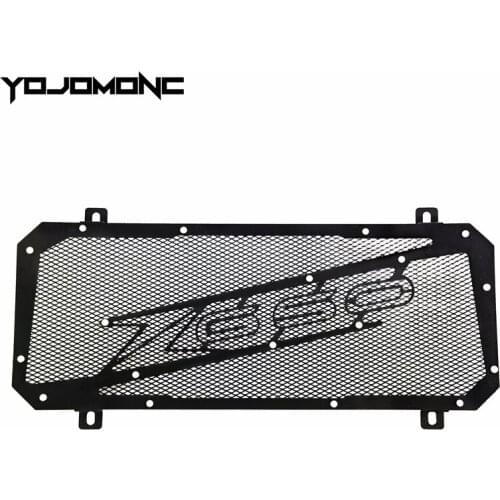 Acessórios da motocicleta grade de radiador capa guarda aço inoxidável proteção para kawasaki z650 z 650 2017 2018 2019