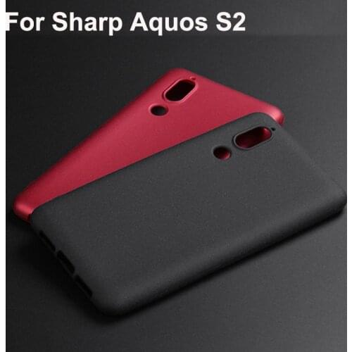 Black red color For Sharp Aquos S2 Case ultra thin Soft Silicone Protective Back Cover For Sharp S2 FS8010 Cases Shell coque