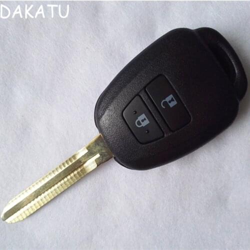 DAKATU Good quality,2 Buttons Remote Key Shell for Toyota Camry 2012