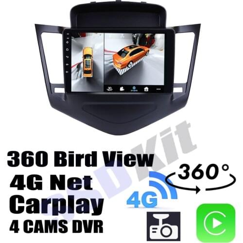 Car Audio Navigation GPS Carplay DVR 360 Birdview Around 4G Android System For Chevrolet Cruze J300 Lacetti Premiere 2008~2016