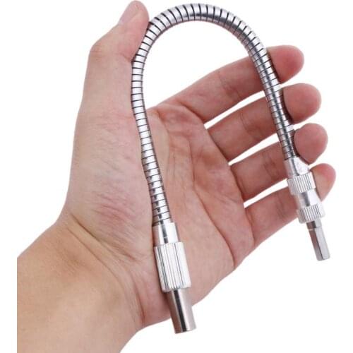 300mm Flexible Screwdriver Shaft Bits Extention Screwdriver Drill Bit Holder Connecting Universal Angle Socket Driver Adapte