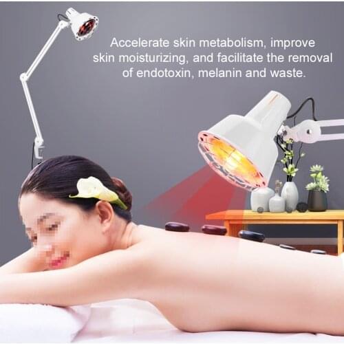 100W Infrared Heat Lamp Heating Therapy Light Therapeutic Pain Relief Health Bulb Physiotherapy Instrument Massage Health