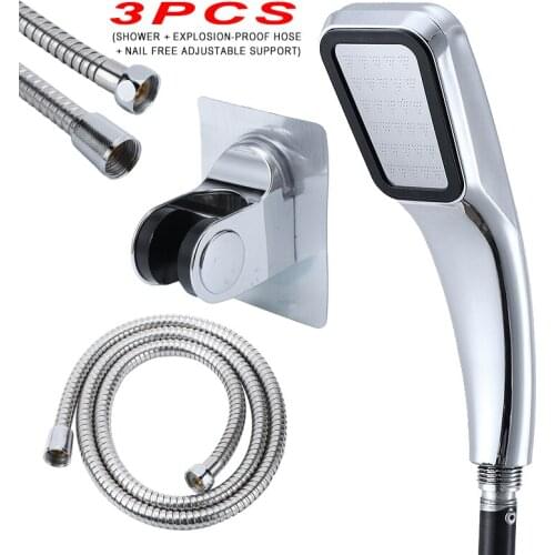 Shower Head Hose Holder High Pressure Rainfall Shower Head Set With Holder And Hose Shower Head Set Water Saving