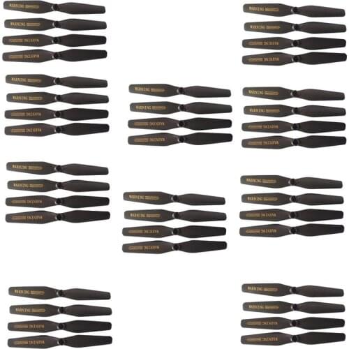 40pcs VISUO XS812 XS809S Propeller blades propellers gold color text RC Drone Spare Parts also for XS809HW XS809W drone