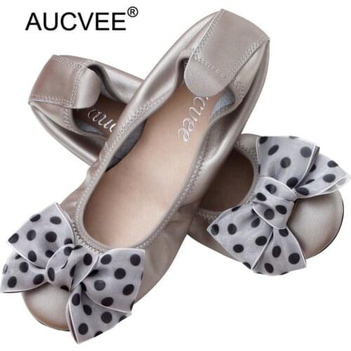New Fashion Bow Flats Women Shoes Genuine Leather Casual Women Flats Soft Elegant Ladies Boat Shoes Slip-on Woman Ballet Flats