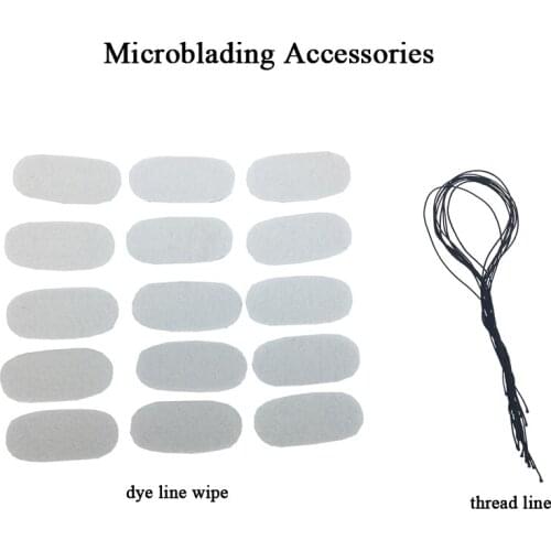 Professional Tattoo Supplies Microblading Eyebrow Measure Tool Thread Line for Eyebrow Marker Ruler Permanent Makeup Accessories