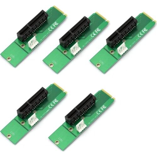 Q13025-5 5 PCS LM-141X-V1.0 Drive M.2 to PCI-E X4 Adapter Card for Desktop PC for NGFF m2 SSD