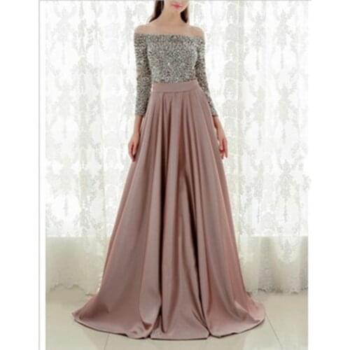 Sexy Off Shoulder Summer Pink Dress Women Elegant Silk Evening Maxi Dresses Female Holiday Party Long Dress Ladies Plus Size