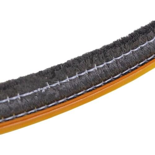10M 3x 9mm window gap sealing strip filler sliding door nylon pile brush seal tape Dust Excluder for Cabinets Wardrobes hardware