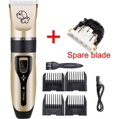 USB Charger Low-Noise Pet Hair Trimmer Electrical Cat Dog Hair Clipper Remover Cutter Grooming Pets Hair Cut Machine