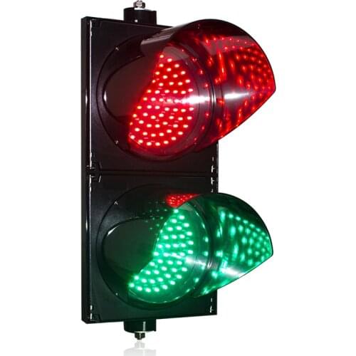 High brightness 200mm red green color led traffic light with clear lens