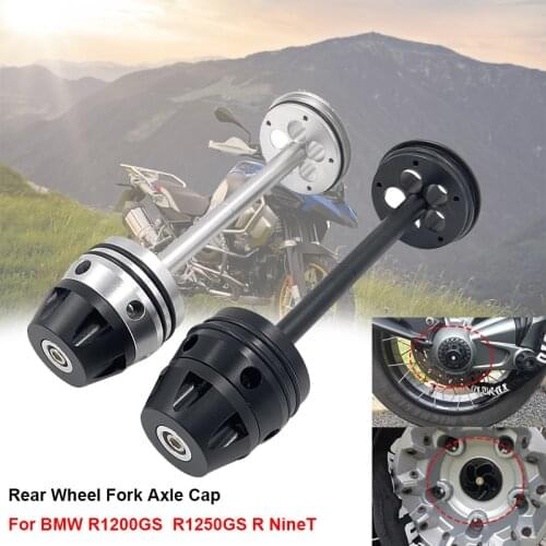 Motorcycle Rear Wheel Axle Fork Crash Protector Slider Stand For BMW R1200GS R1250GS LC ADV R1200RT R NineT Pure Racer Urban G/S