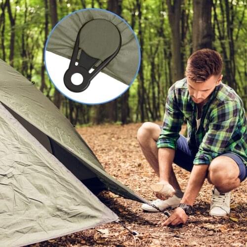 10Pcs Tent Tarp Clip Movable Tarp Grabbers DIY Tarp Clips Outdoor Camping Tie Down Clips Caravan Clamp For Camping Hiking