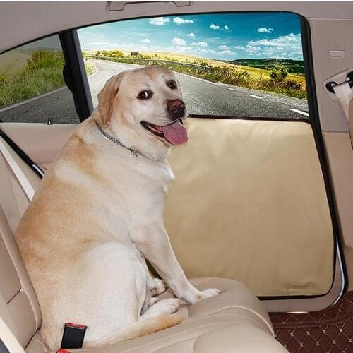 2Pcs Anti-Scratch Car Side Door Window Protector Dog Protective Pad Guard Oxford Cloth Mat Bite-resistant Pet Nest Decorations