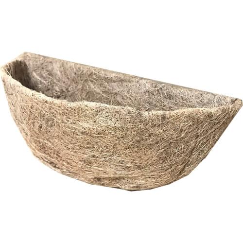 2 Pack L12“（30cm） Coco Fiber Replacement Flowerpot Liner Wall basket Coconut Palm Hanging Pot
