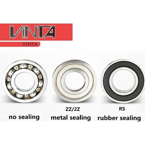 5pcs/lot Deep Groove Ball Bearing Steel 16007 16008 16009 16010 16011 ZZ RS High Quality Steel High Speed Tools Spindle Motor