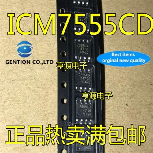 50Pcs ICM7555 ICM7555ID 7555CD ICM7555CD SOP8 in stock 100% new and original