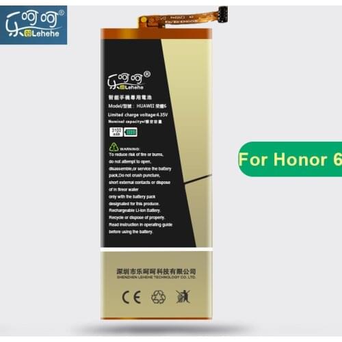 LEHEHE HB4242B4EBW Battery for Huawei Honor 6 H60-L01 H60-L02 H60-L11 3000mAh Smartphone Batteries Replacement with Tools Gifts