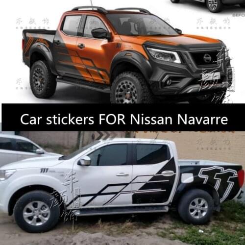 Car stickers FOR Nissan NAVARA stylish decoration and personalized custom decals on both sides of the body