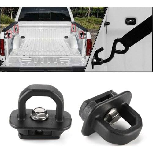Car Pickup Truck Bed Side Wall Tie Down Anchor Clip For Ford Chevy Silverado GMC Sierra Colorado Canyon Cargo Trunk Hook Ring