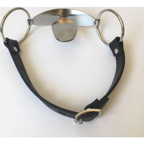 BDSM Bondage Restraints Fetish Wear Adult Game Sex Toys For Women Men Stainless Steel Mouth Gag Tongue Flail Sex Toys