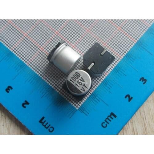 Free Shipping 50pcs/lot 1000UF 16V SMD Aluminum Electrolytic Capacitor 16V 1000UF 10*10.5MM electrolytic capacitor 1000uf