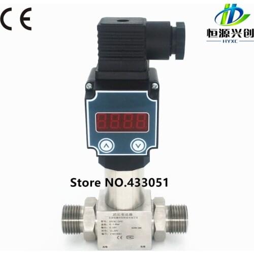 Differential pressure transmitter; measurement range: 0-60MPa; output signal: 4-20mA;Digital display function