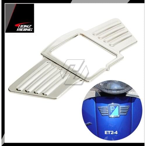 For Piaggio Vespa ET2 50 ET4 150 GT200 GTS250ie Chrome Wings Logo Trim