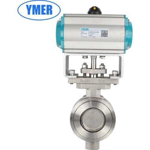 Double acting double eccentric pneumatic butterfly valve,wafer type butterfly valves