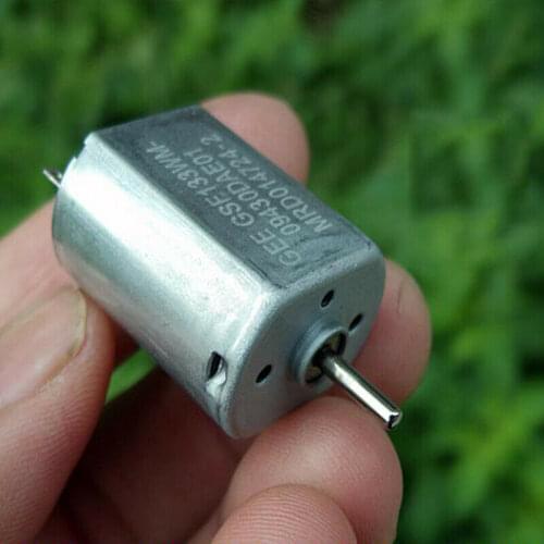Micro DC Motor 130SH-09430 Precious Metal Brush Strong Magnetic DC12V-24V 14500RPM Brand-New 130 Motor for DIY Toy Car Model