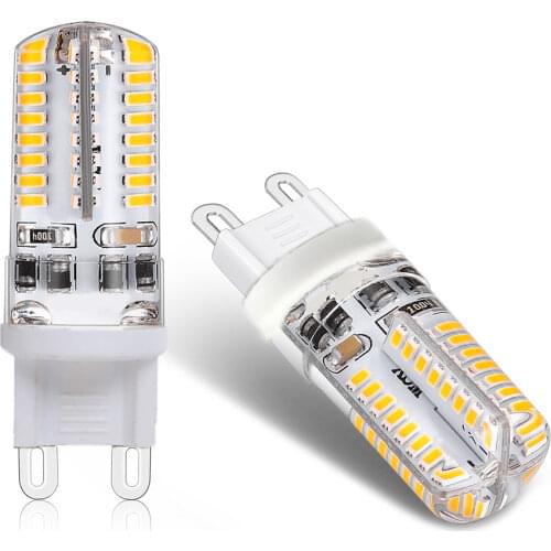 New arrival AC220V 230V G9 base 12w 10w 9w 7w LED G9 Light Bulb lamp LED 96 64 LEDs SMD 3014 bulb Super bright warm cold