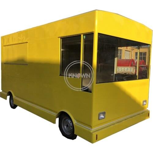 CE approved 4.2m electric food truck mobile food cart fast food trailer