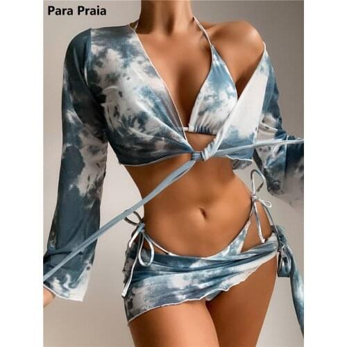 Para Praia Swimwear With Sleeves