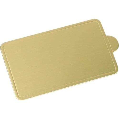 Promotion-Wedding Birthday Catering Supplies,Mousse Cake Paper Boards Cupcake Rectangle Dessert Displays Tray Plate-20/Pack